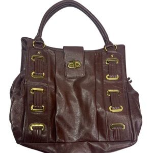 Braciano Brown Leather Purse